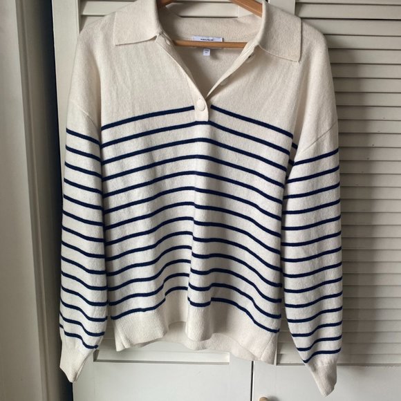 & Other Stories striped polo knit - Picture 2 of 6